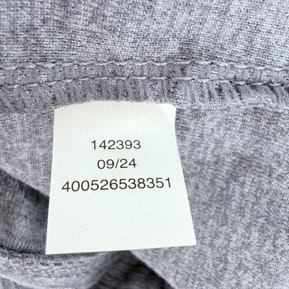 FLX Quarter Zip Pullover Womens Medium Gray Travel Leisure Boxy Drawstring Crop - Picture 6 of 10